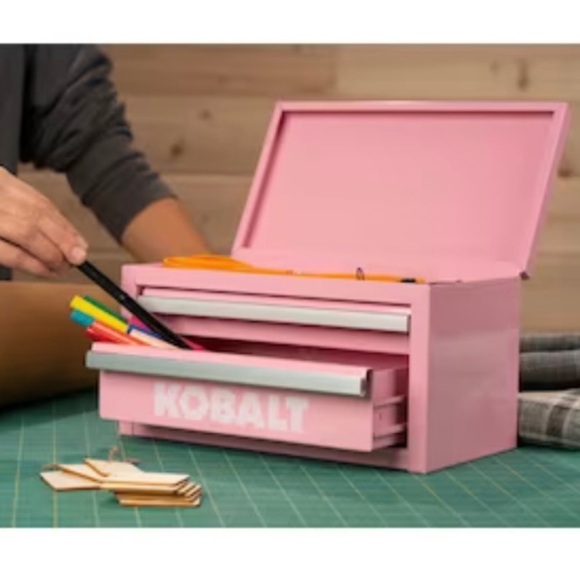 Kobalt Mini Pink Toolbox New in Box perfect Christmas Gift - Picture 3 of 3
